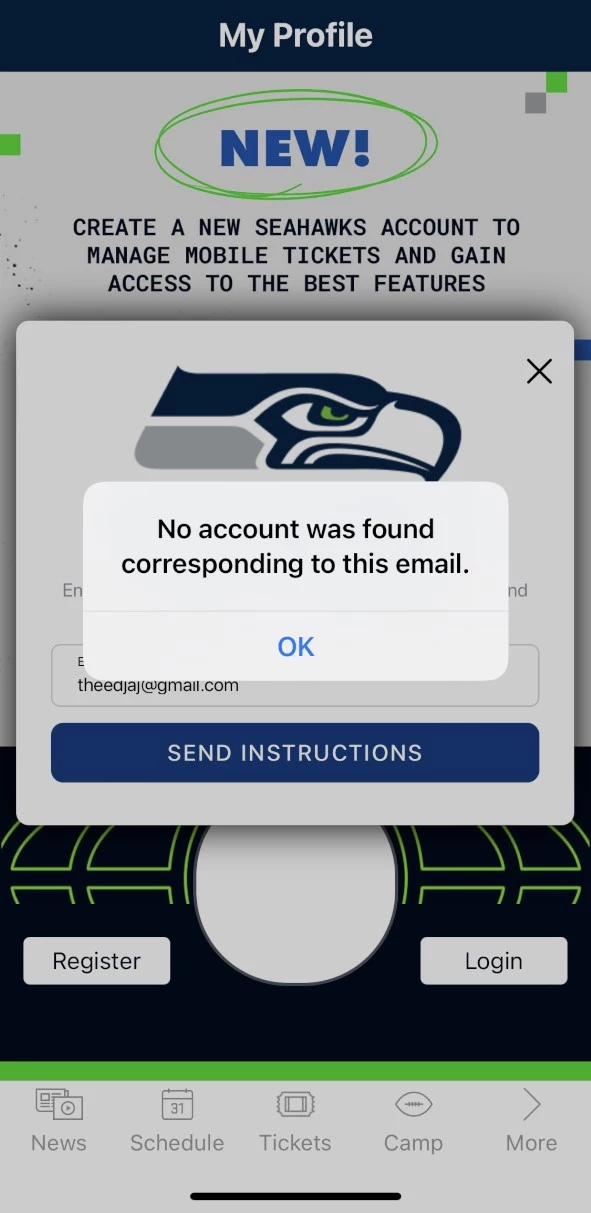 NEW UPDATE: How To Fix Logging Into Your New Seahawks App