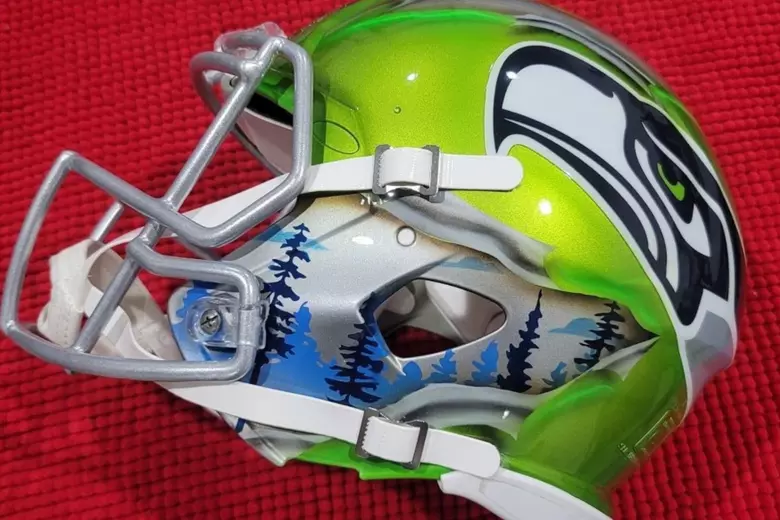 football helmet 2017 seahawks gass Seattle NFL Collectible Mini Helmet|Picture Inside|FANZ Collectibles Based on our most popular on Seattle Seahawks Authentic SpeedFlex
