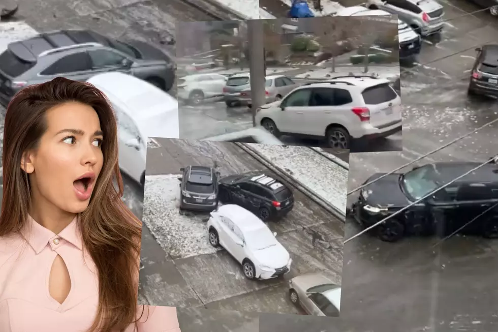 See Videos of Seattle Cars Sliding & Crashing in Ice Storm 2022