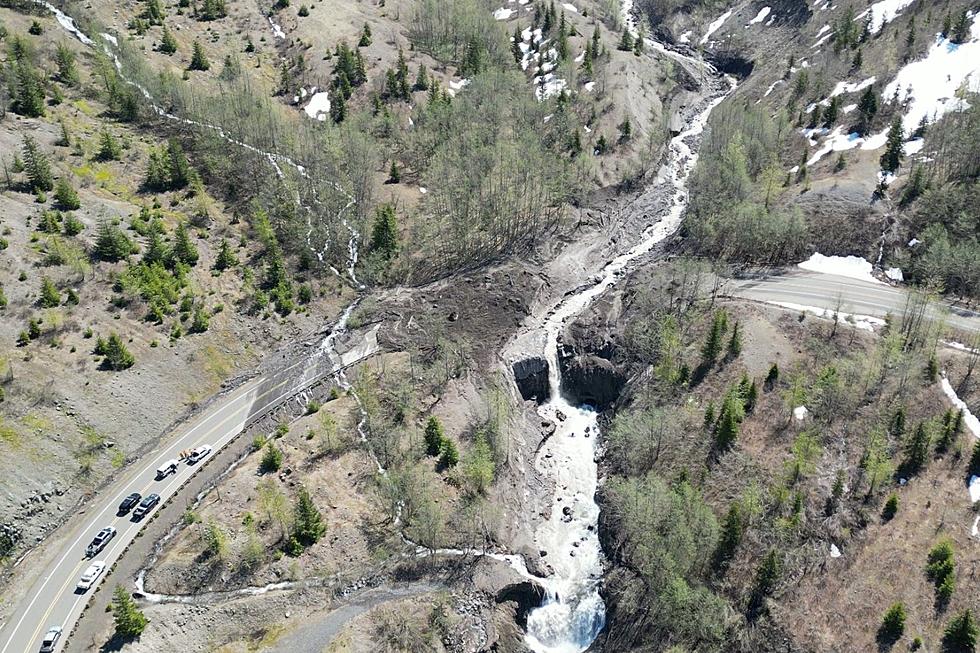 See Dramatic Mount St Helens Mud Slide: WA Highway Closed Longterm