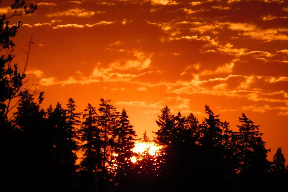 Orange Solstice Sunrise Hints: Washington’s Summer Heat is Coming
