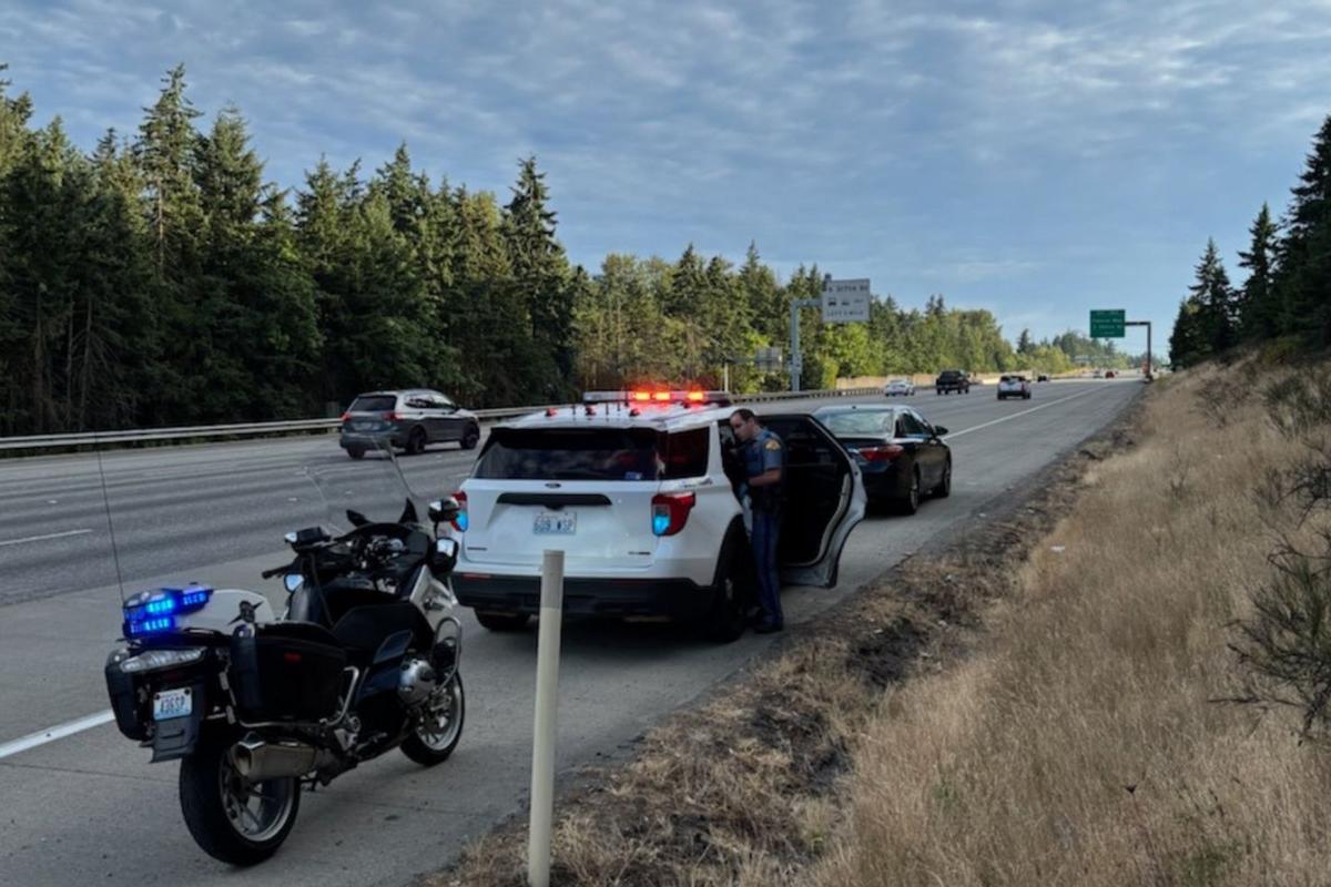 110 MPH Camry Caught by the Washington State Patrol on I-5