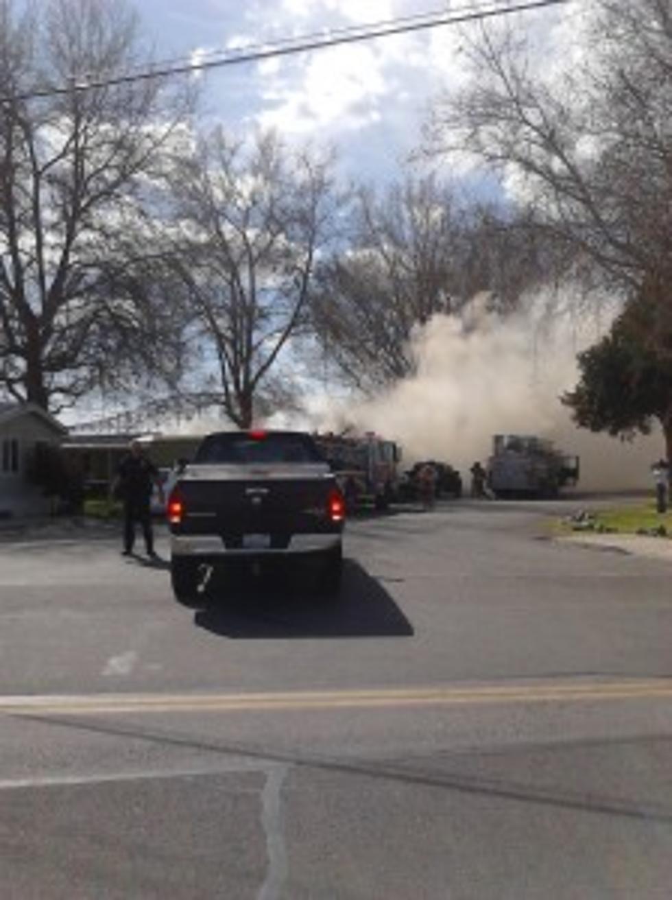 First Responders Battling Trailer Fire in Pasco &#8211; 28th and A Street