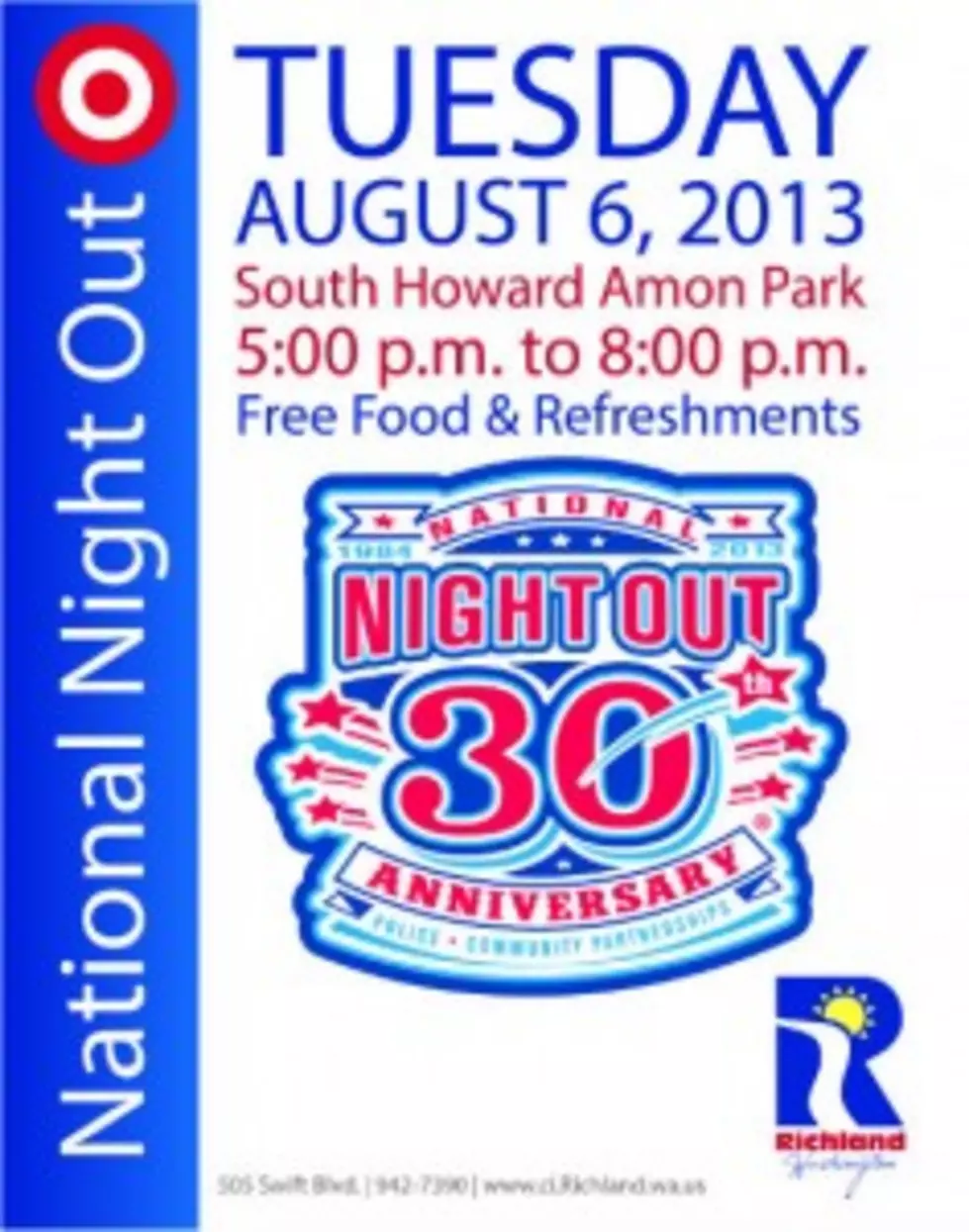 Richland&#8217;s &#8216;National Night Out Against Crime&#8217; Coming Aug. 6 &#8211; Public Invited