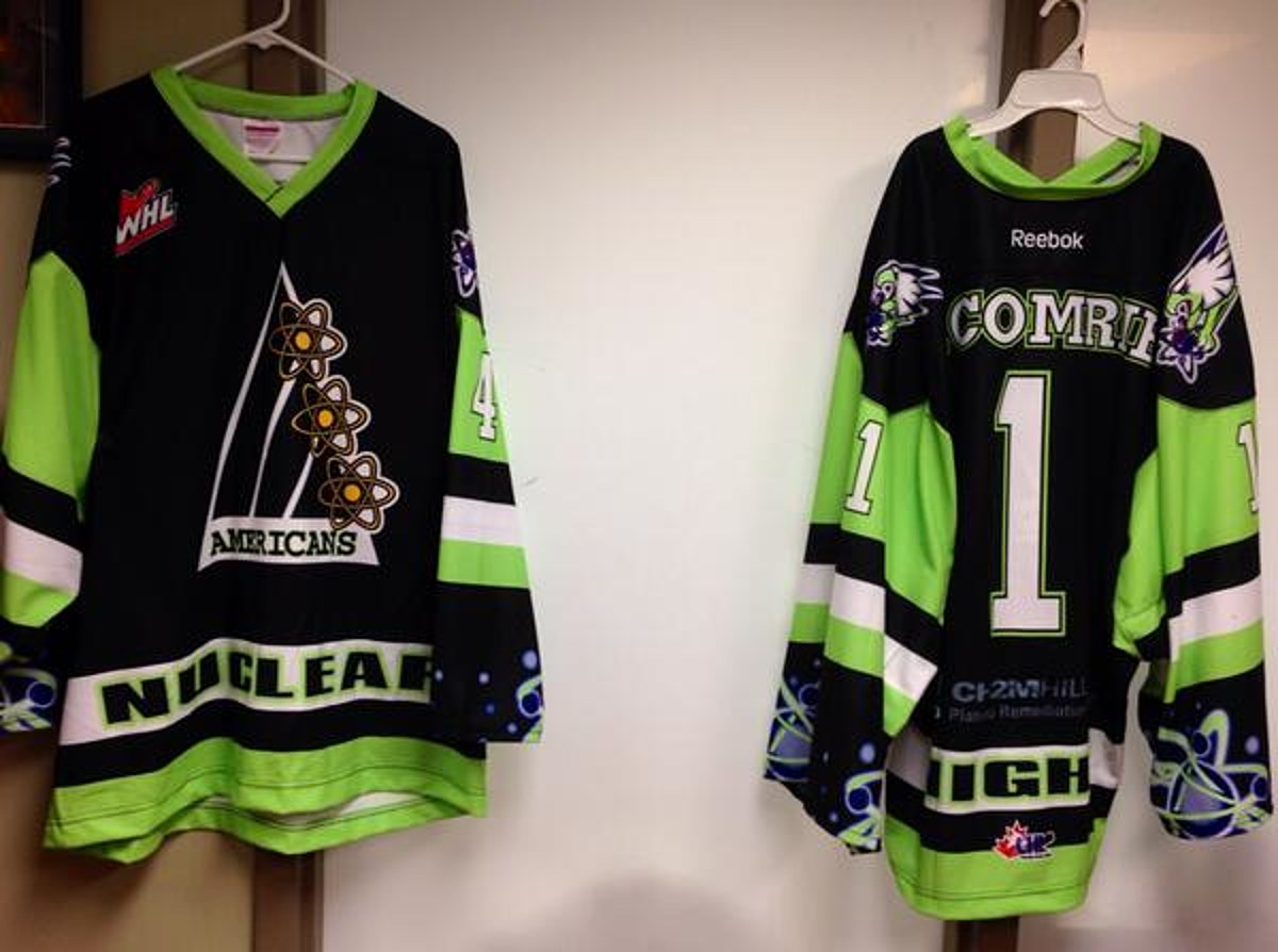 Americans Announce Nuclear Night Jersey Auction Details - Tri-City