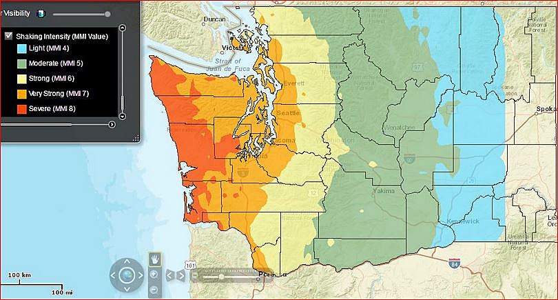 Big Offshore Earthquake Could Devastate Much of Washington State