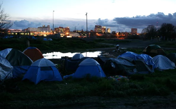portland expo center homeless camp