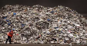 Man Sleeping in Recycling Dumpster Gets Flattened With Boxes