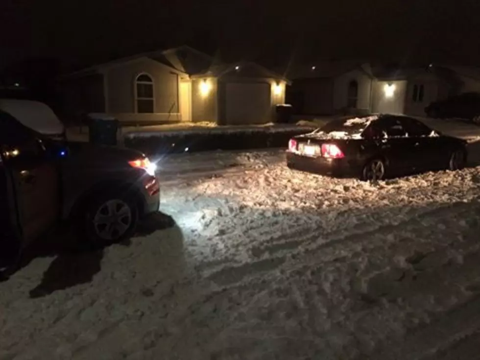 Police Helping Snow Stuck Motorist Find Out He’s Wanted Suspect