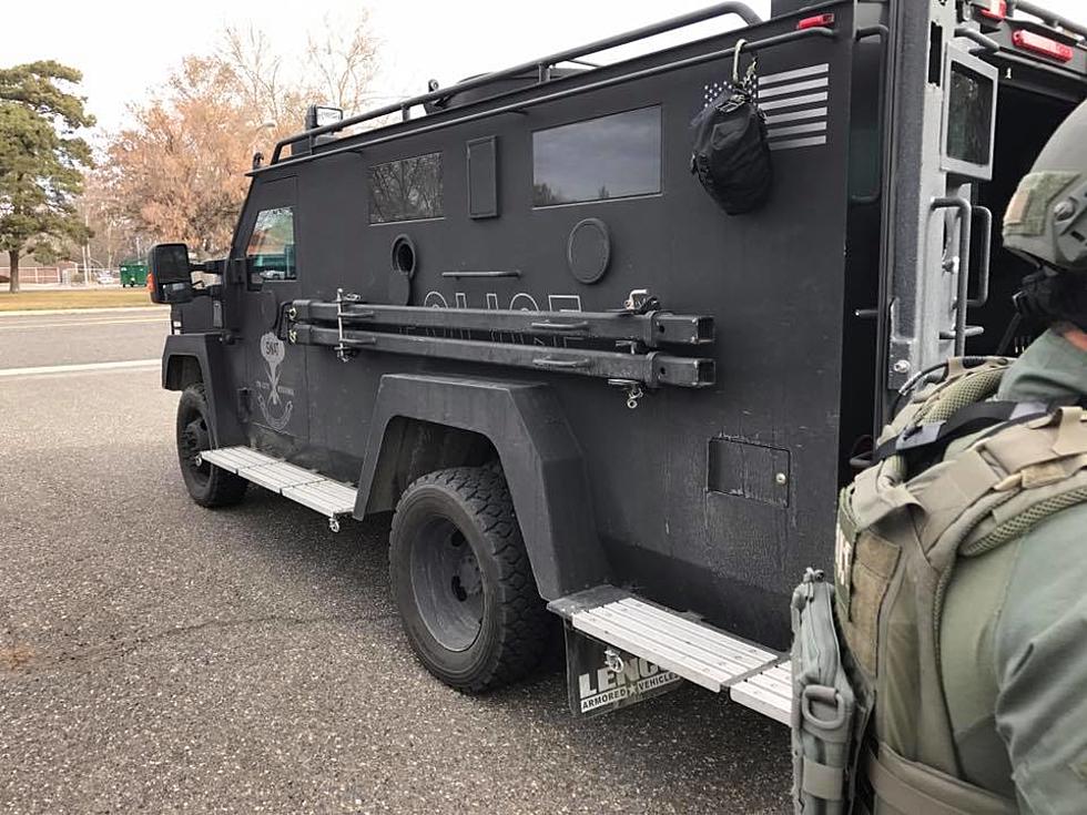 Robbery Suspect Surrounded, Apprehended by SWAT Team
