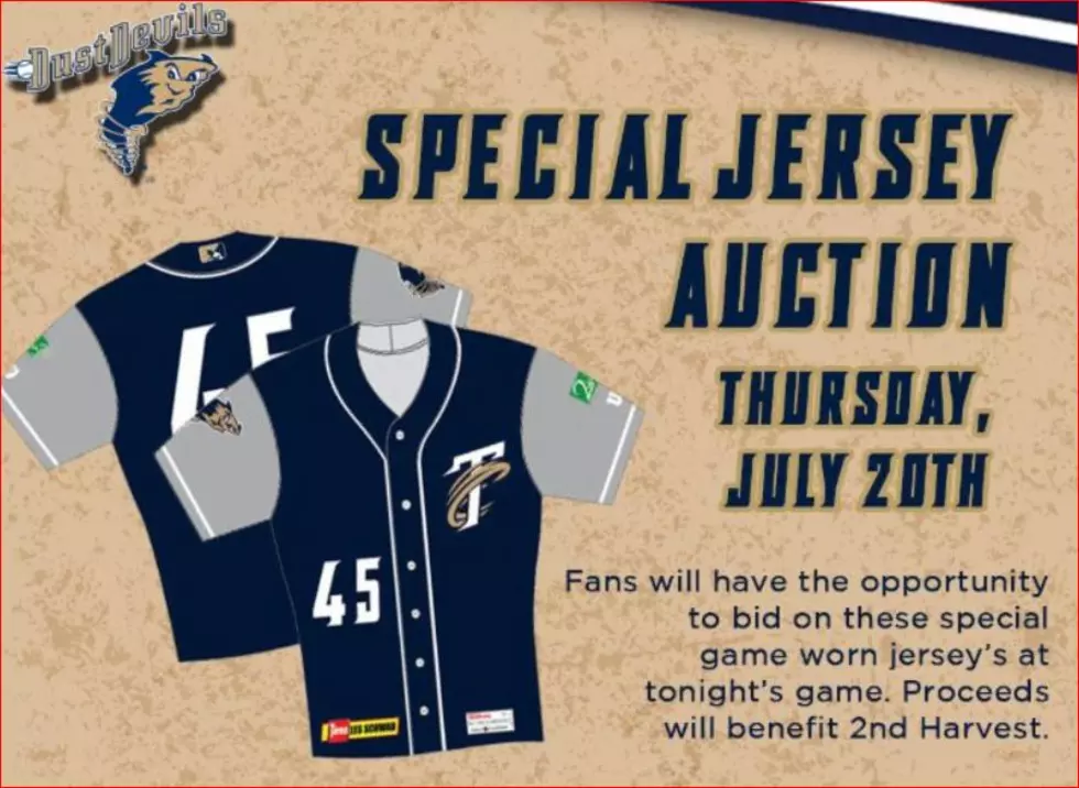 Help Food Bank With Dust Devils Jersey Auction at Tonight’s Game