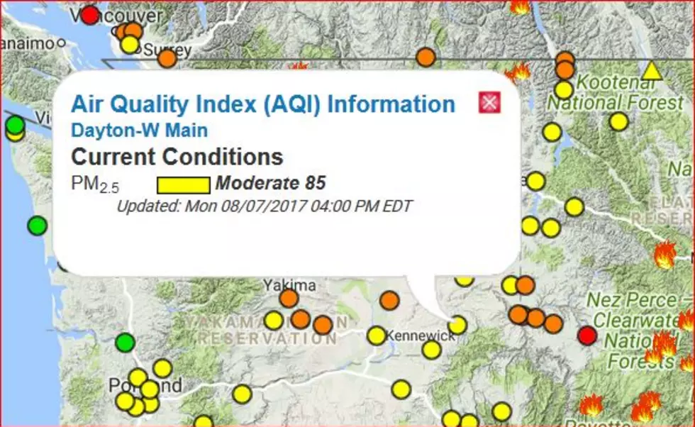Eastern WA Has Worst Air in County Right Now, Say Experts