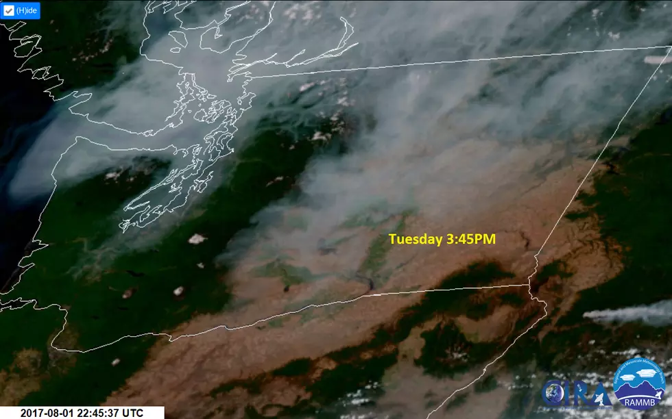 Here's How Our Smoke Rolled Into TriCities [Satellite Images)