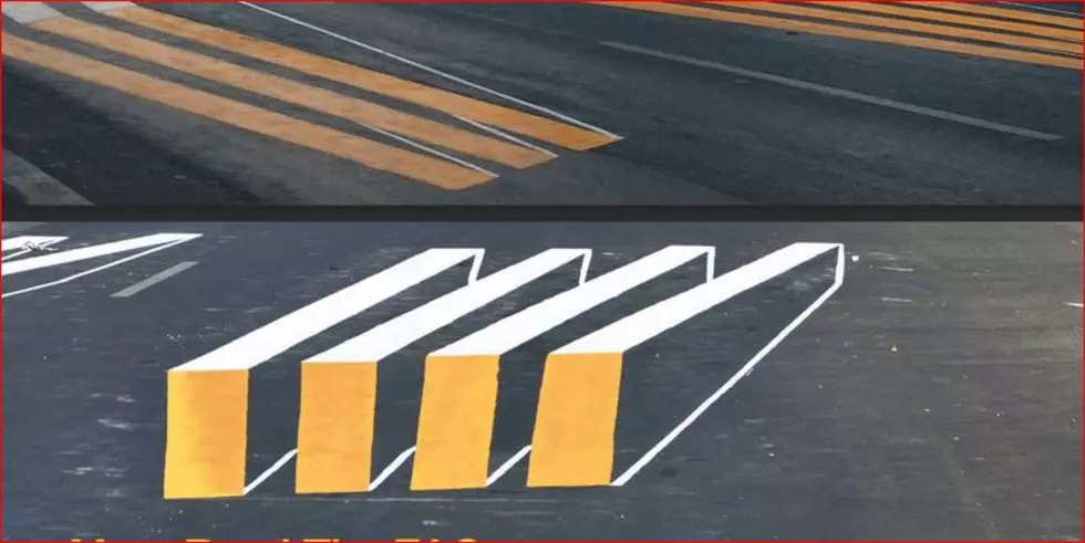 City Freaks Out Speeders, Paints 3-D Crosswalk to Slow Cars