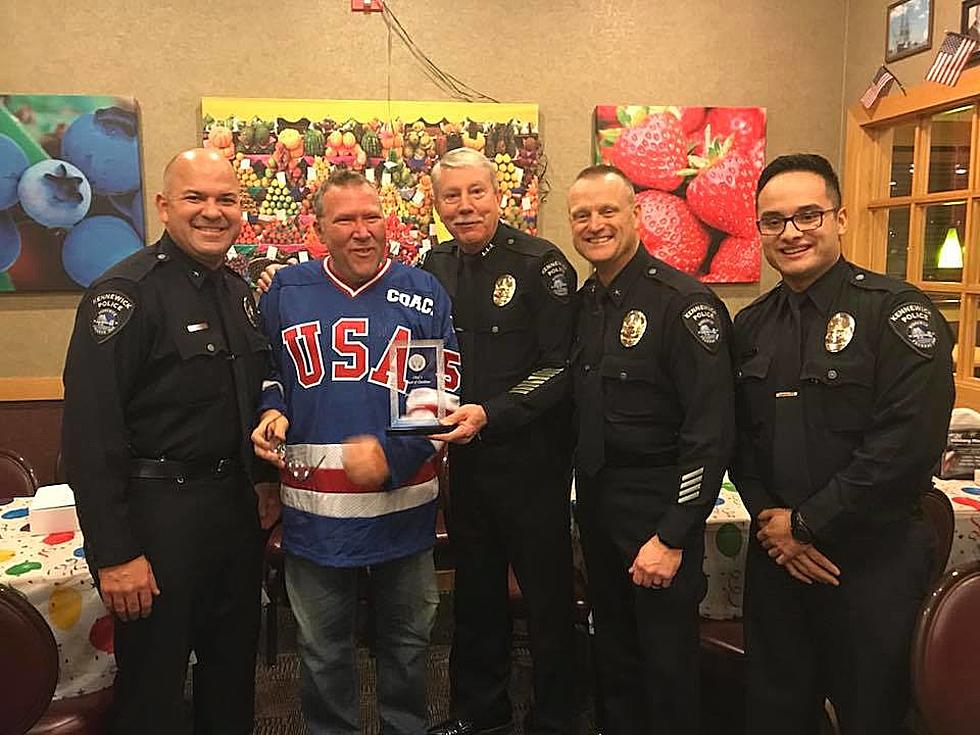 Kennewick Police Department Honors Local Celebrity Jimmy Butcher!