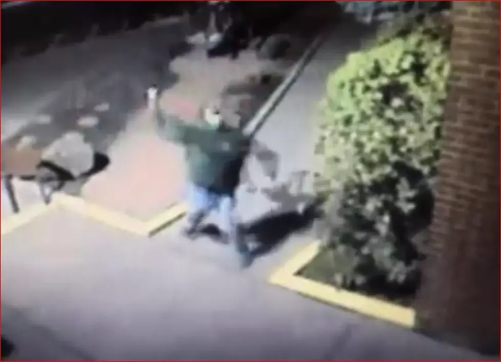 Video Captures Library Window Smashing Suspect in Walla Walla