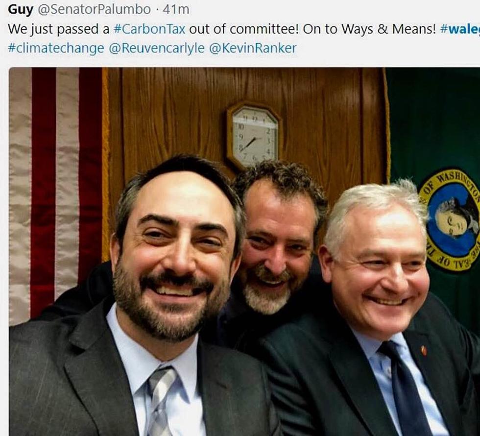 Photo of Legislators Goes Viral After Pushing Along Carbon Tax