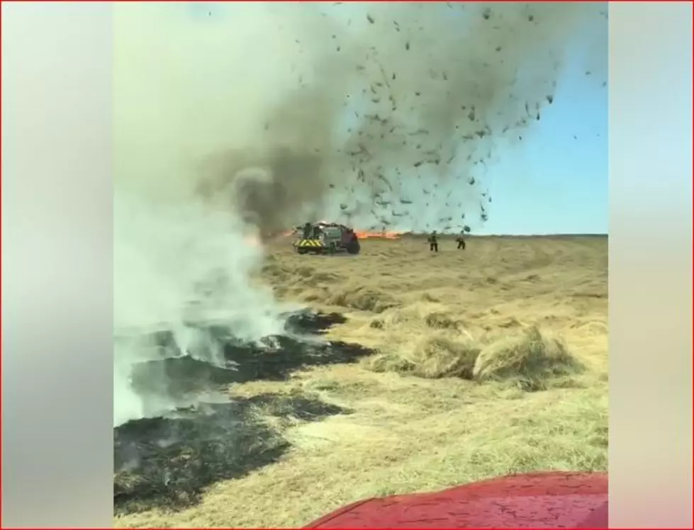 When Brush Fire and Dust Devil Meet! See Remarkable Video
