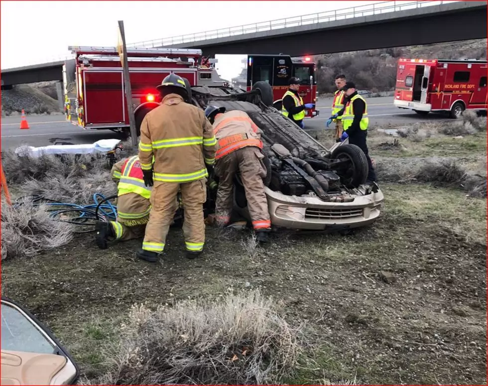 100 MPH Chase Ends With Spectacular Crash near Richland