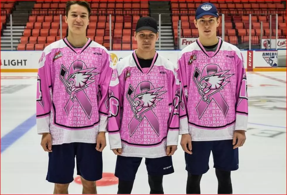 Tri-City Americans Pink Ice Game Saturday–To Fight Cancer