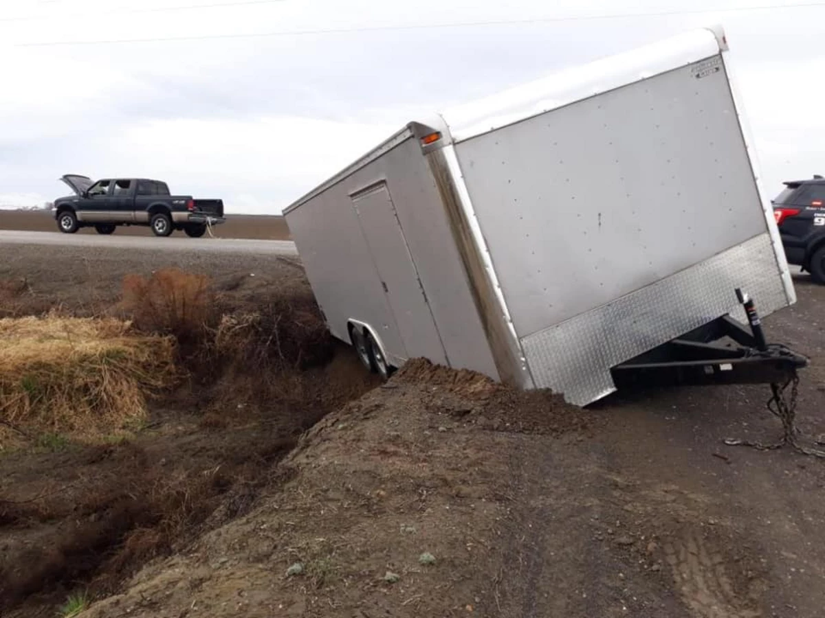 Stolen Truck Trailer Found Wrecked in North Franklin County