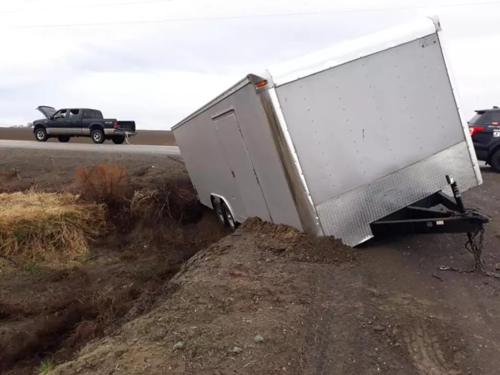 Large Stolen Kennewick Truck Trailer Found Wrecked in North Franklin County