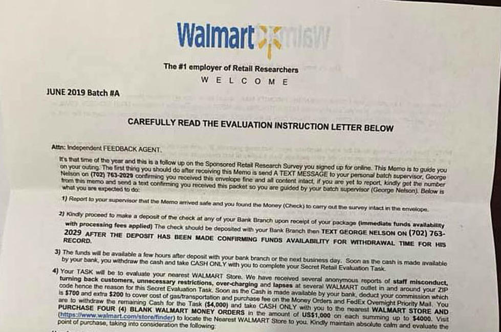 Elaborate Walmart Scam Showing Up in Tri-Cities Mailboxes