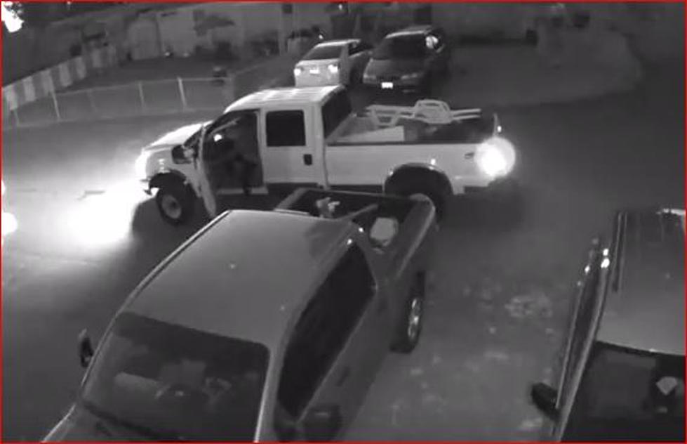 Thief Uses Stolen Vehicle to Prowl OTHER Vehicles! [VIDEO]