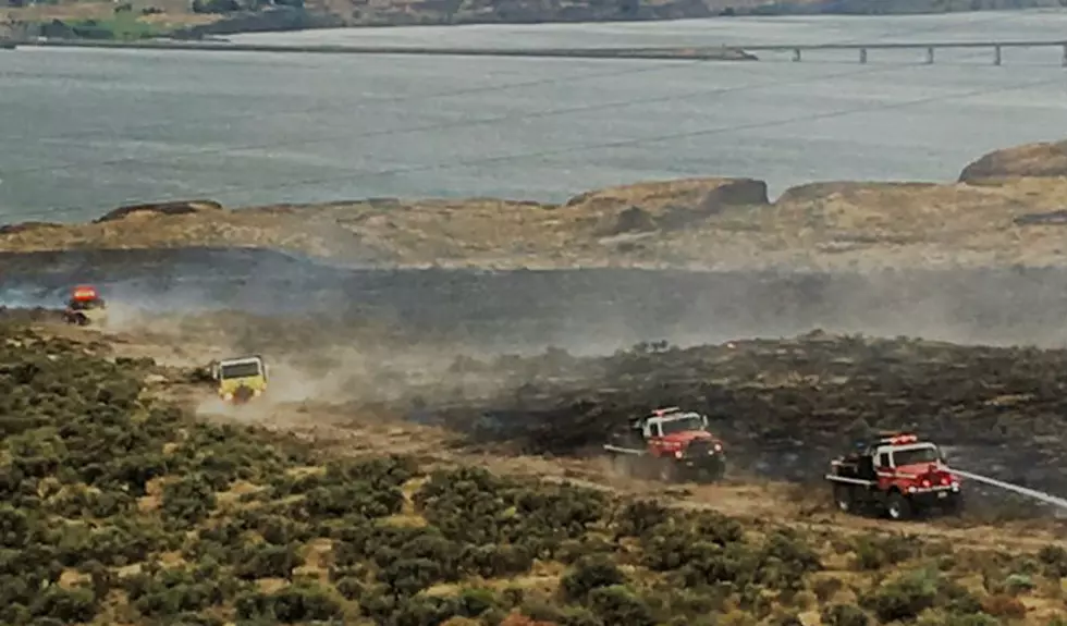 Fast-Moving Brush Fire Brought Under Control Near Vantage