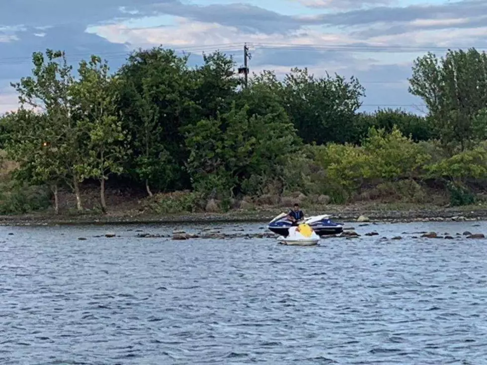 Jet Ski Runs Aground, Rider Thrown And Injured