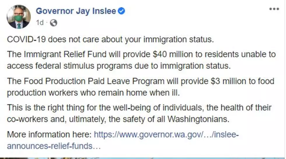 Inslee&#8217;s $40M For Undocumented is 4X More Than Small Business Relief