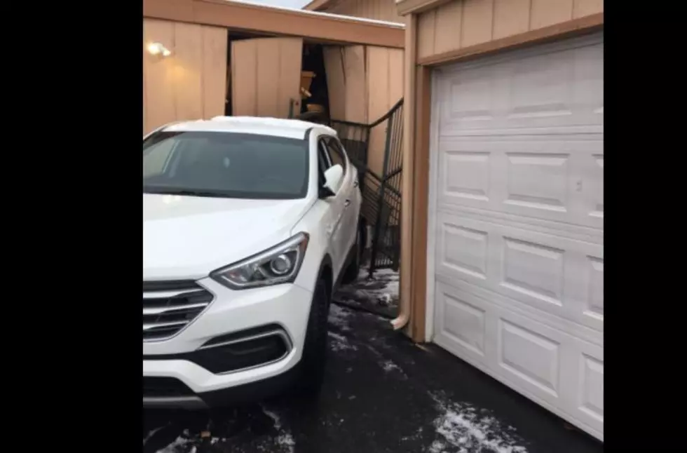 Slippery Conditions Send Car Into Apartment Unit