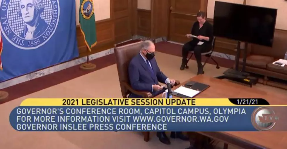 Inslee:  Legislation Making Headway; COVID Began 1 Year Ago Today