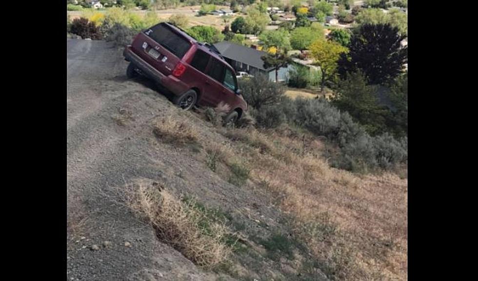 Teens Narrowly Avoid Rolling Down Hill in Speeding Crash