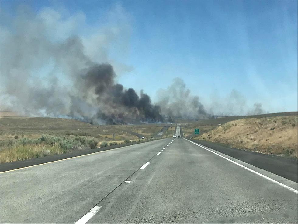 Highway 395 Blaze Shows How High Fire Danger Is (VIDEO)