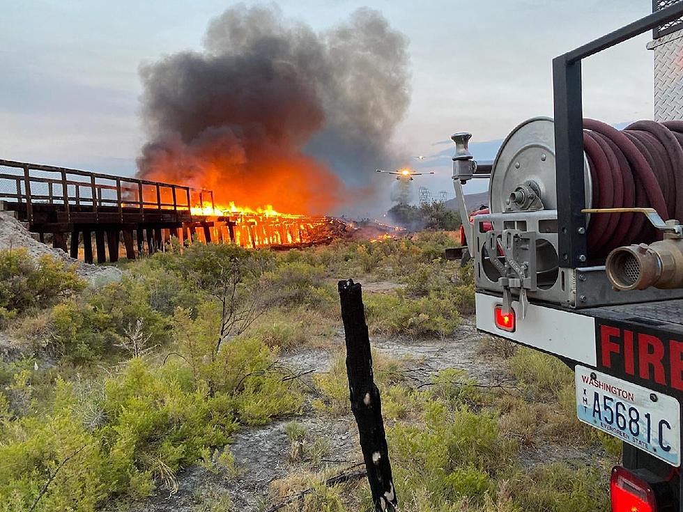 Brush Fire Destroys Historic Railroad Bridge in Grant County