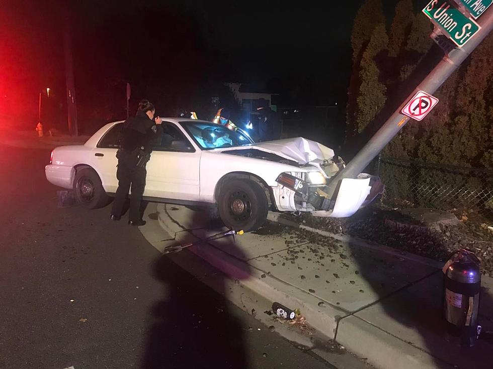 Ironic–DUI Motorist Driving ‘Old’ Cop Car Slams Pole in Kennewick