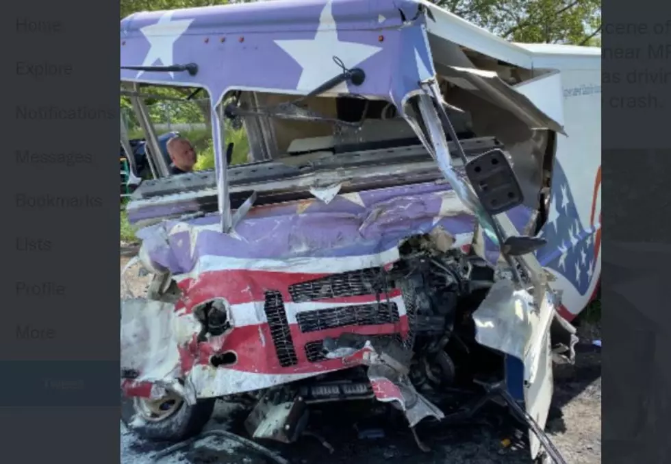 Stolen Linen Truck Driver Triggers Double-Fatal Headon Crash