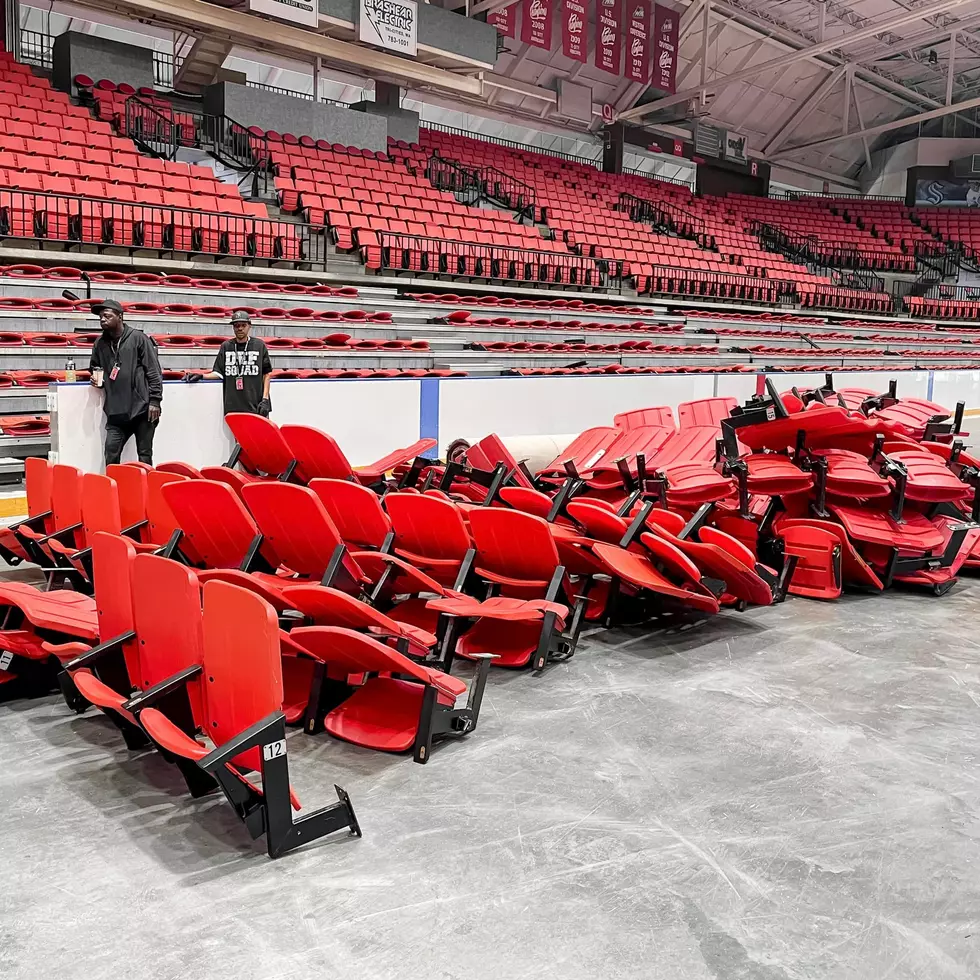 What Color Will New Toyota Center Seats Be? Hmmm...