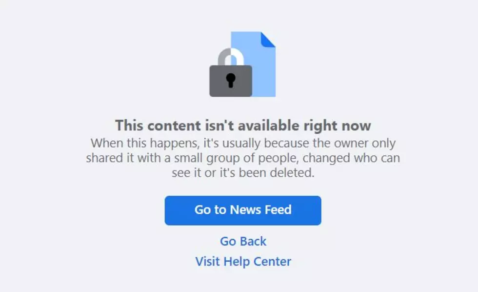 Image now displays where video link was before (Facebook.com)