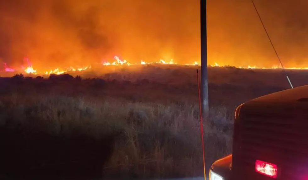 'First' Big Brush Fire of Season Consumes 115 Acres near Finley 