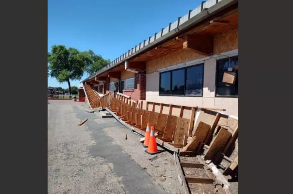 Soffits (Roof Overhang Covers) Collapse at Pasco Elementary