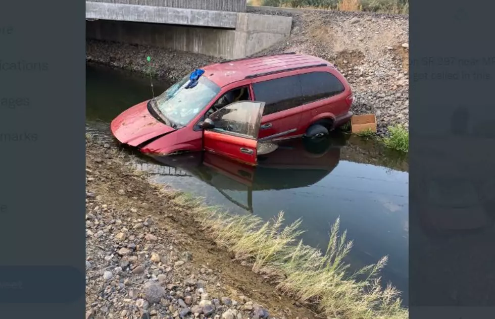 Crashed, Abandoned Van Found in Canal Southeast of Kennewick