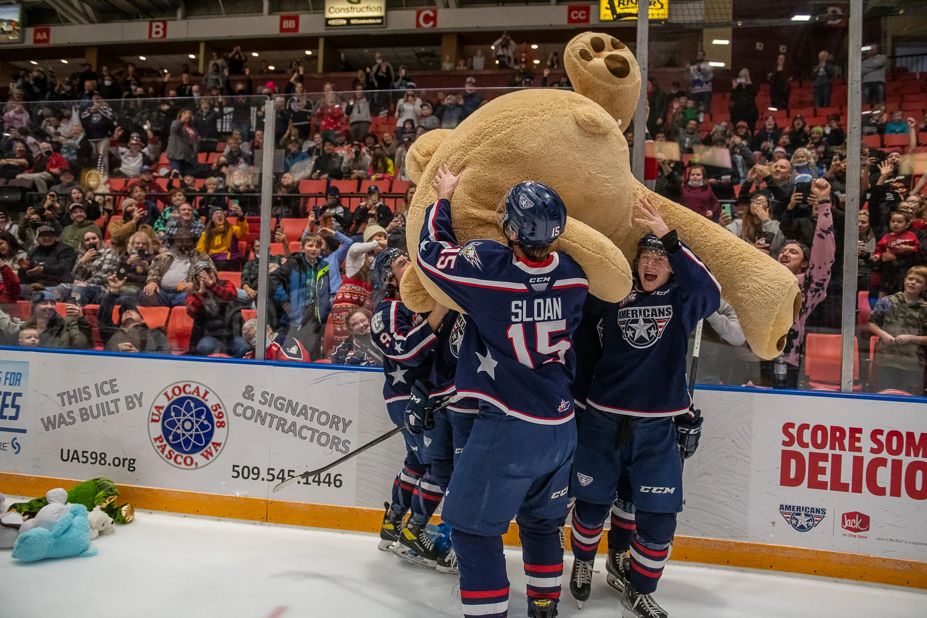 Stuffed animals are flying as Teddy Bear Toss returns across hockey - NBC  Sports