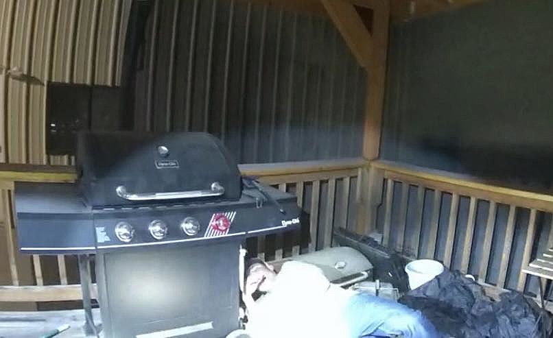 Fleeing Kennewick Suspect Fails at Hiding Under Barbeque pic