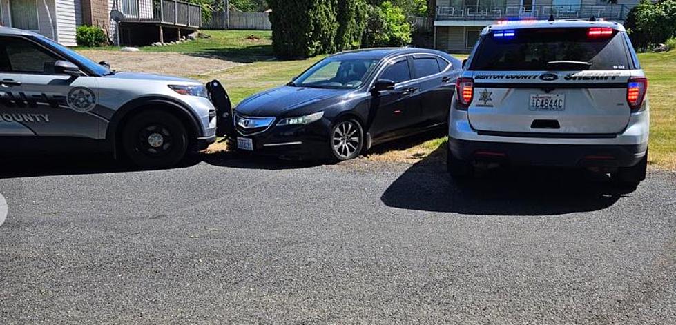 Wrong-Way Driver in Stolen Car Nabbed by Benton County Deputies