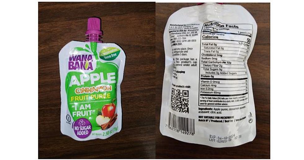 Lead Contaminated Fruit Puree Pouch Recall Goes National