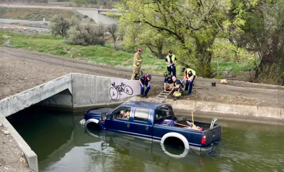 Drunk Driver Wedges Truck into Richland Irrigation Canal