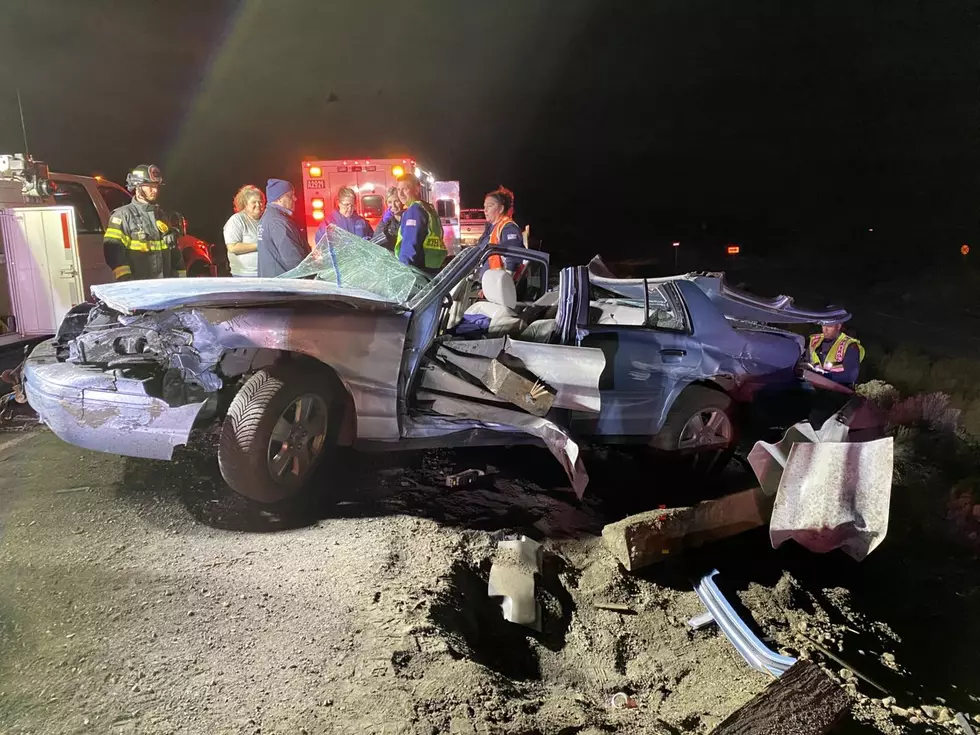 Highway 395 crash near Mesa (FCSO)