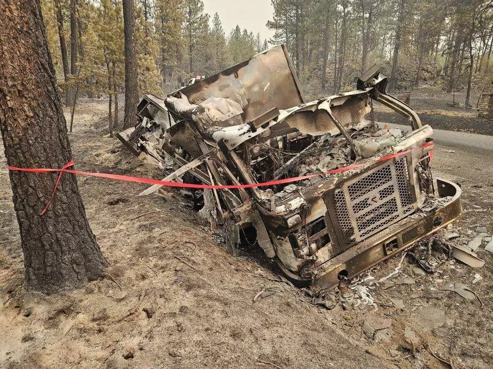 Spokane County Fire Water Truck Destroyed Fighting Old Trails Fire